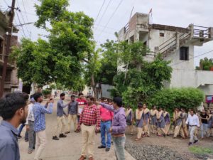 कोल्हापूर पूरग्रस्तांच्या मदतीकरीता रॅली