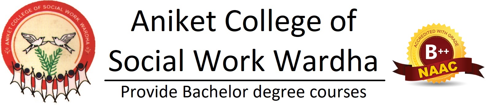 Logo Aniket College of Social Work Wardha